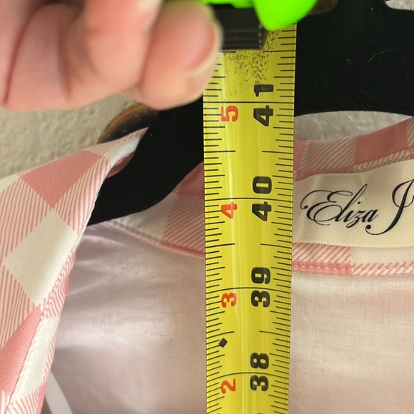 Vintage Style “Eliza J” 50’s Pink and White Gingham Fully Lined A-line Dress - Picture 11 of 12